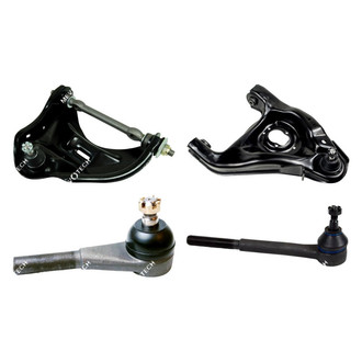 Mevotech® - Original Grade™ Front Passenger Side Lower and Upper Control Arm with Ball Joint and Tie Rod End Kit