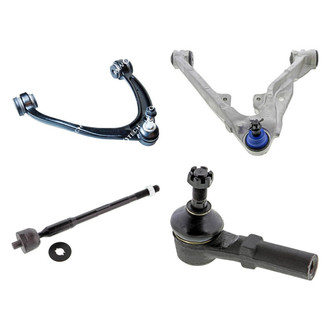Mevotech® - Original Grade™ Front Passenger Side Lower and Upper Control Arm with Ball Joint and Tie Rod End Kit