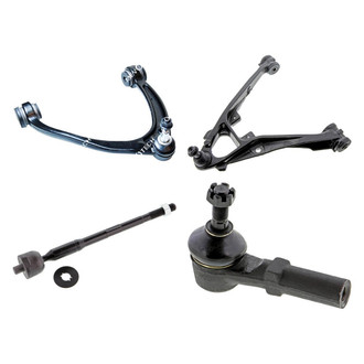 Mevotech® - Original Grade™ Front Passenger Side Lower and Upper Control Arm with Ball Joint and Tie Rod End Kit