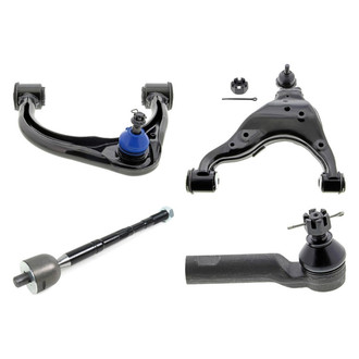 Mevotech® - Original Grade™ Front Passenger Side Lower and Upper Control Arm with Ball Joint and Tie Rod End Kit