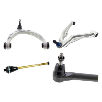 Mevotech® - Original Grade™ Front Passenger Side Lower and Upper Control Arm with Ball Joint and Tie Rod End Kit