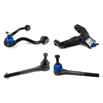 Mevotech® - Original Grade™ Front Passenger Side Lower and Upper Control Arm with Ball Joint and Tie Rod End Kit