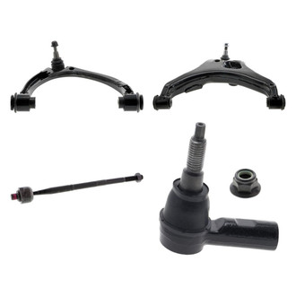 Mevotech® - Original Grade™ Front Passenger Side Lower and Upper Control Arm with Ball Joint and Tie Rod End Kit