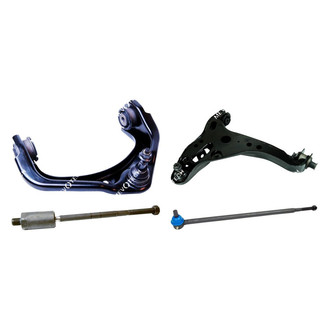 Mevotech® - Original Grade™ Front Passenger Side Lower and Upper Control Arm with Ball Joint and Tie Rod End Kit