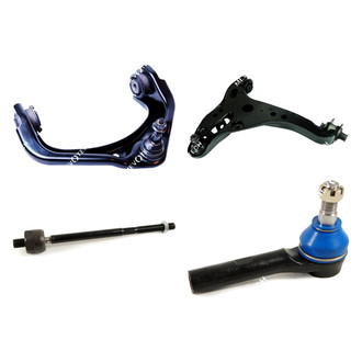 Mevotech® - Original Grade™ Front Passenger Side Lower and Upper Control Arm with Ball Joint and Tie Rod End Kit