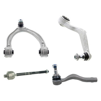 Mevotech® - Original Grade™ Front Passenger Side Lower and Upper Control Arm with Ball Joint and Tie Rod End Kit