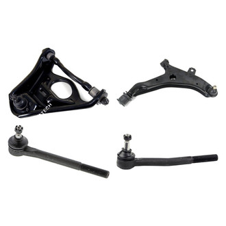 Mevotech® - Original Grade™ Front Passenger Side Lower and Upper Control Arm with Ball Joint and Tie Rod End Kit