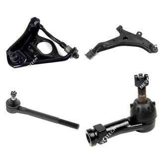 Mevotech® - Original Grade™ Front Passenger Side Lower and Upper Control Arm with Ball Joint and Tie Rod End Kit