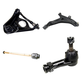 Mevotech® - Original Grade™ Front Passenger Side Lower and Upper Control Arm with Ball Joint and Tie Rod End Kit