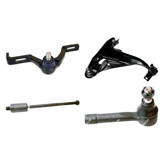 Mevotech® - Original Grade™ Front Passenger Side Lower and Upper Control Arm with Ball Joint and Tie Rod End Kit