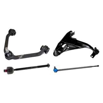Mevotech® - Original Grade™ Front Passenger Side Lower and Upper Control Arm with Ball Joint and Tie Rod End Kit
