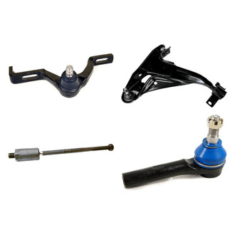 Mevotech® - Original Grade™ Front Passenger Side Lower and Upper Control Arm with Ball Joint and Tie Rod End Kit