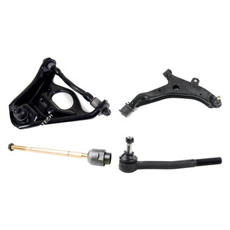 Mevotech® - Original Grade™ Front Passenger Side Lower and Upper Control Arm with Ball Joint and Tie Rod End Kit