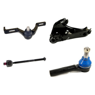 Mevotech® - Original Grade™ Front Passenger Side Lower and Upper Control Arm with Ball Joint and Tie Rod End Kit