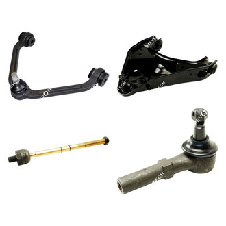 Mevotech® - Original Grade™ Front Passenger Side Lower and Upper Control Arm with Ball Joint and Tie Rod End Kit