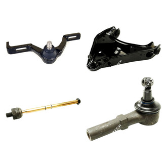 Mevotech® - Original Grade™ Front Passenger Side Lower and Upper Control Arm with Ball Joint and Tie Rod End Kit
