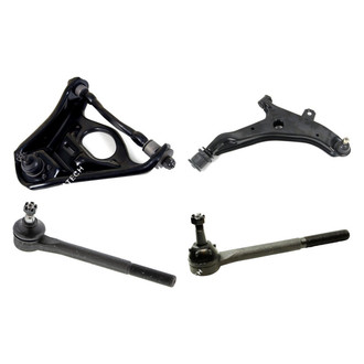 Mevotech® - Original Grade™ Front Passenger Side Lower and Upper Control Arm with Ball Joint and Tie Rod End Kit