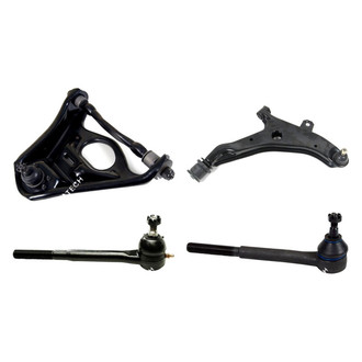 Mevotech® - Original Grade™ Front Passenger Side Lower and Upper Control Arm with Ball Joint and Tie Rod End Kit