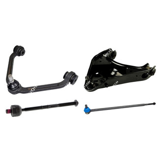 Mevotech® - Original Grade™ Front Passenger Side Lower and Upper Control Arm with Ball Joint and Tie Rod End Kit