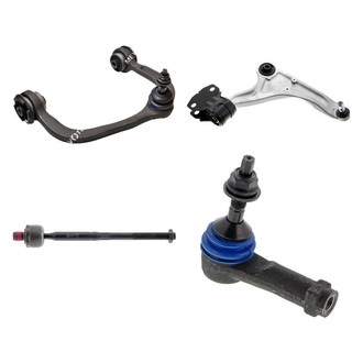 Mevotech® - Original Grade™ Front Passenger Side Lower and Upper Control Arm with Ball Joint and Tie Rod End Kit