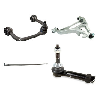 Mevotech® - Original Grade™ Front Passenger Side Lower and Upper Control Arm with Ball Joint and Tie Rod End Kit