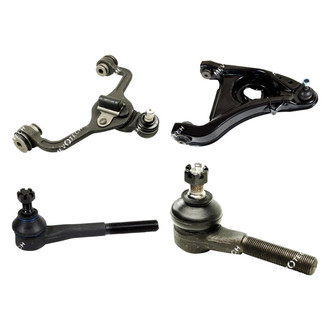 Mevotech® - Original Grade™ Front Passenger Side Lower and Upper Control Arm with Ball Joint and Tie Rod End Kit