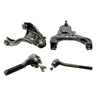Mevotech® - Original Grade™ Front Passenger Side Lower and Upper Control Arm with Ball Joint and Tie Rod End Kit
