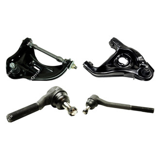Mevotech® - Original Grade™ Front Passenger Side Lower and Upper Control Arm with Ball Joint and Tie Rod End Kit
