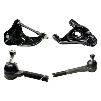 Mevotech® - Original Grade™ Front Passenger Side Lower and Upper Control Arm with Ball Joint and Tie Rod End Kit