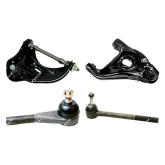 Mevotech® - Original Grade™ Front Passenger Side Lower and Upper Control Arm with Ball Joint and Tie Rod End Kit
