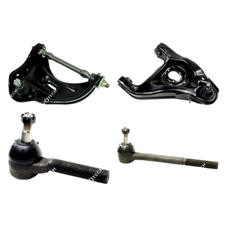 Mevotech® - Original Grade™ Front Passenger Side Lower and Upper Control Arm with Ball Joint and Tie Rod End Kit