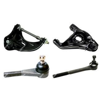 Mevotech® - Original Grade™ Front Passenger Side Lower and Upper Control Arm with Ball Joint and Tie Rod End Kit