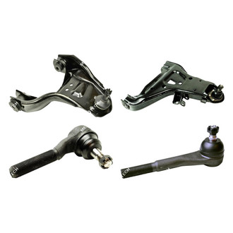 Mevotech® - Original Grade™ Front Passenger Side Lower and Upper Control Arm with Ball Joint and Tie Rod End Kit