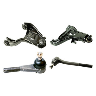 Mevotech® - Original Grade™ Front Passenger Side Lower and Upper Control Arm with Ball Joint and Tie Rod End Kit