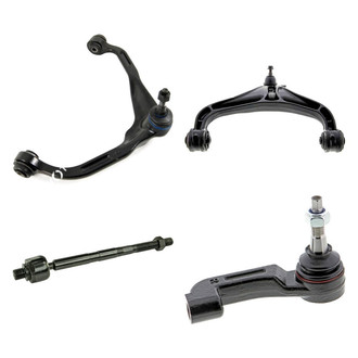 Mevotech® - Original Grade™ Front Passenger Side Lower and Upper Control Arm with Ball Joint and Tie Rod End Kit