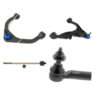 Mevotech® - Original Grade™ Front Passenger Side Lower and Upper Control Arm with Ball Joint and Tie Rod End Kit