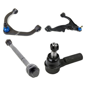 Mevotech® - Original Grade™ Front Passenger Side Lower and Upper Control Arm with Ball Joint and Tie Rod End Kit