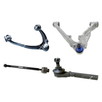 Mevotech® - Original Grade™ Front Passenger Side Lower and Upper Control Arm with Ball Joint and Tie Rod End Kit
