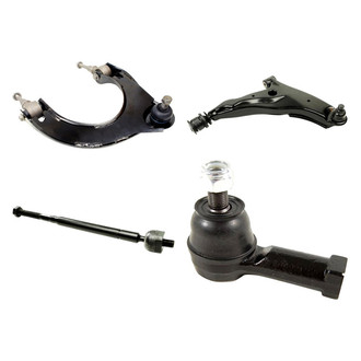 Mevotech® - Original Grade™ Front Passenger Side Lower and Upper Control Arm with Ball Joint and Tie Rod End Kit