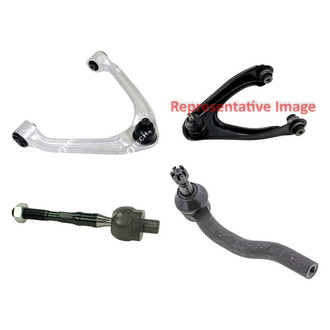 Mevotech® - Original Grade™ Front Passenger Side Lower and Upper Control Arm with Ball Joint and Tie Rod End Kit