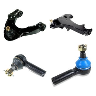Mevotech® - Original Grade™ Front Passenger Side Lower and Upper Control Arm with Ball Joint and Tie Rod End Kit