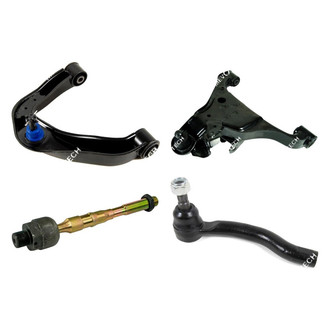 Mevotech® - Original Grade™ Front Passenger Side Lower and Upper Control Arm with Ball Joint and Tie Rod End Kit