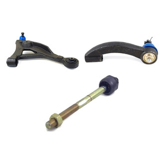 Mevotech® - Supreme™ Front Passenger Side Lower Control Arm with Ball Joint and Tie Rod End Kit