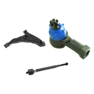 Mevotech® - Supreme™ Front Passenger Side Lower Control Arm with Ball Joint and Tie Rod End Kit