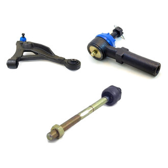 Mevotech® - Supreme™ Front Passenger Side Lower Control Arm with Ball Joint and Tie Rod End Kit