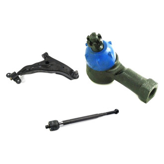 Mevotech® - Supreme™ Front Passenger Side Lower Control Arm with Ball Joint and Tie Rod End Kit