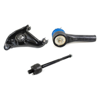 Mevotech® - Supreme™ Front Passenger Side Lower Control Arm with Ball Joint and Tie Rod End Kit