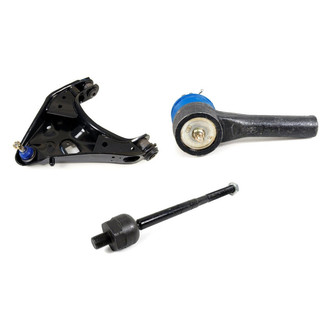 Mevotech® - Supreme™ Front Passenger Side Lower Control Arm with Ball Joint and Tie Rod End Kit