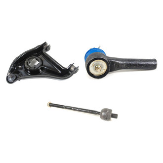 Mevotech® - Supreme™ Front Passenger Side Lower Control Arm with Ball Joint and Tie Rod End Kit