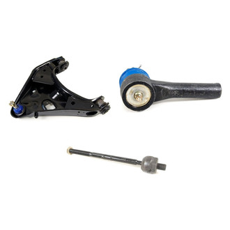 Mevotech® - Supreme™ Front Passenger Side Lower Control Arm with Ball Joint and Tie Rod End Kit